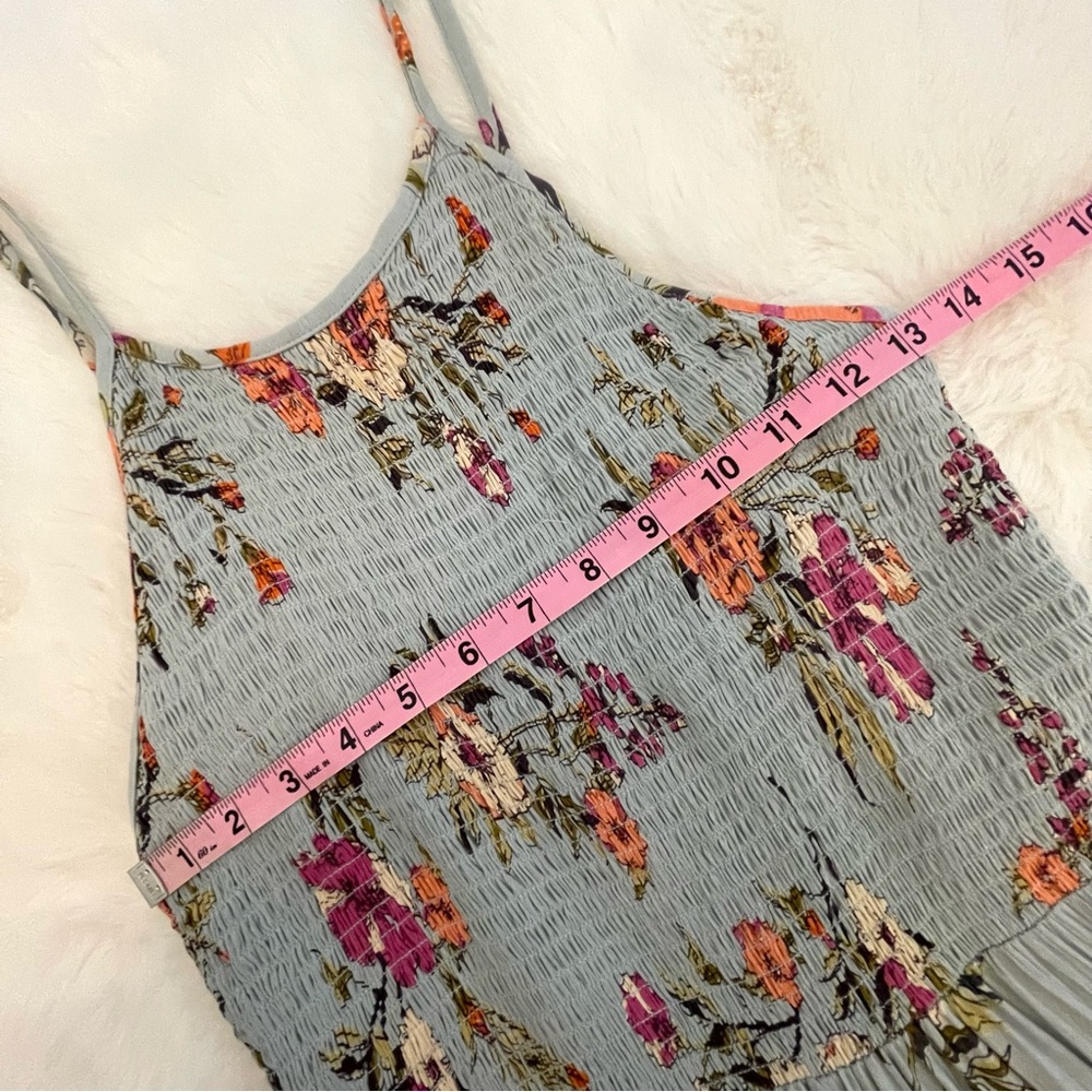 Floral Jumpsuit in Blue and Pink - Picture 9 of 14
